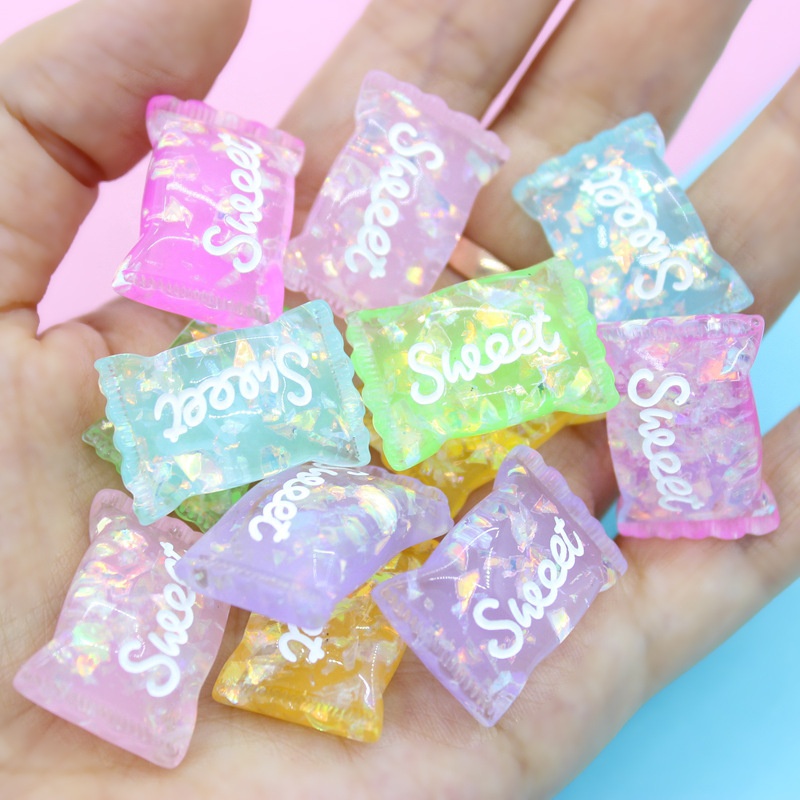 DIY Resin Accessories Sweet Candy Shell Sequin Gem Children's Creative Educational Toys