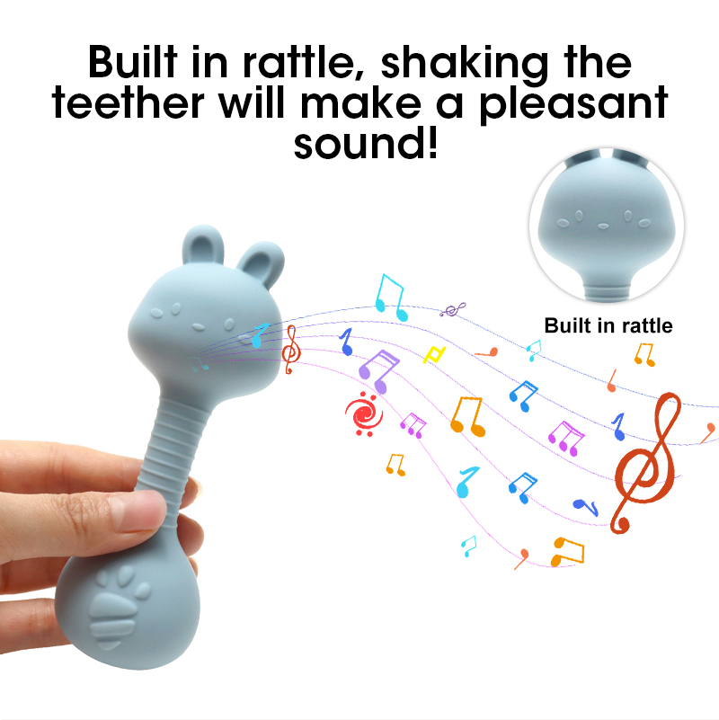 Silicone Rattle Baby Toy
