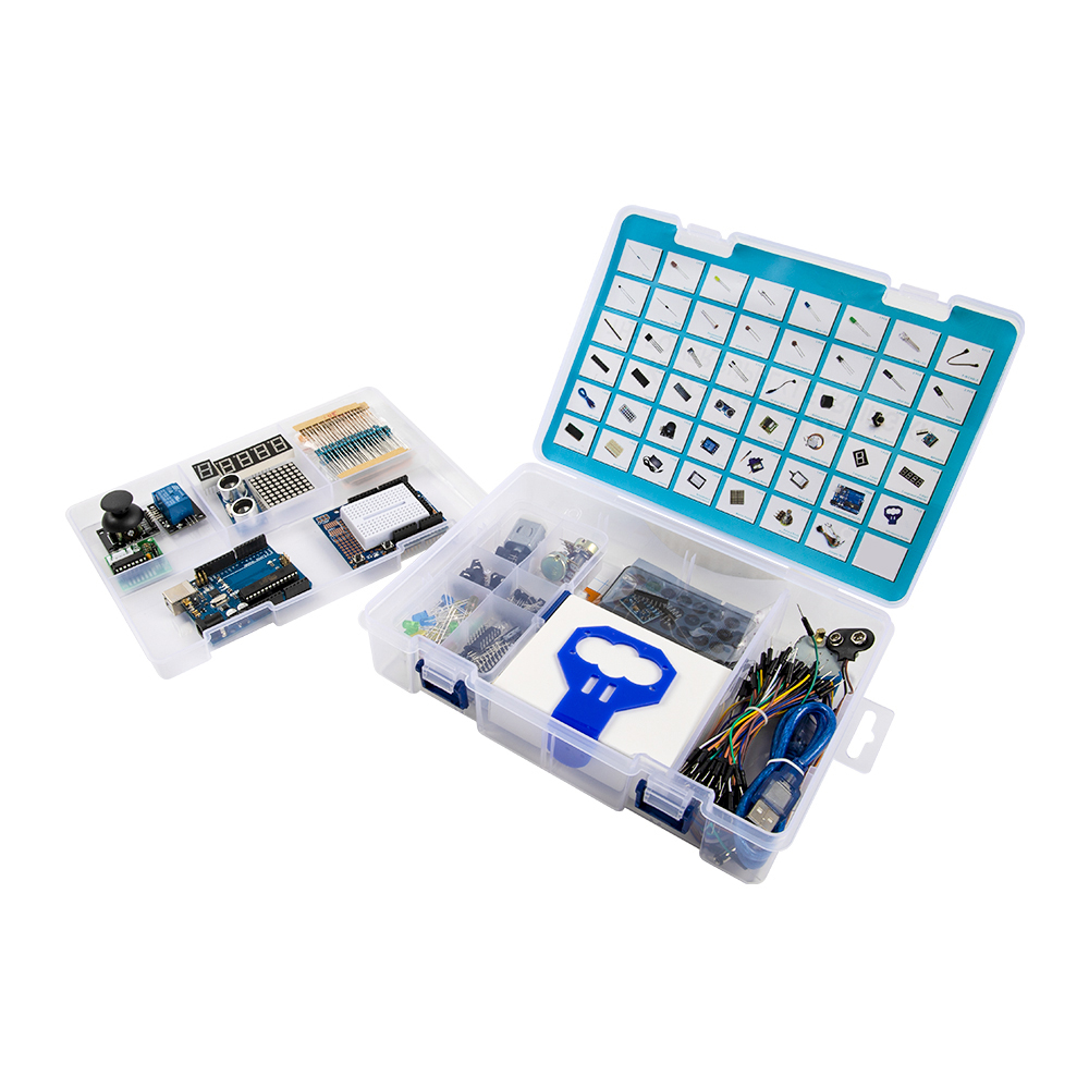 Robotlinking Electronics Complete Robot Kit Learning Starter Kit Stepper Motor RFID Kit for Arduino uno r3