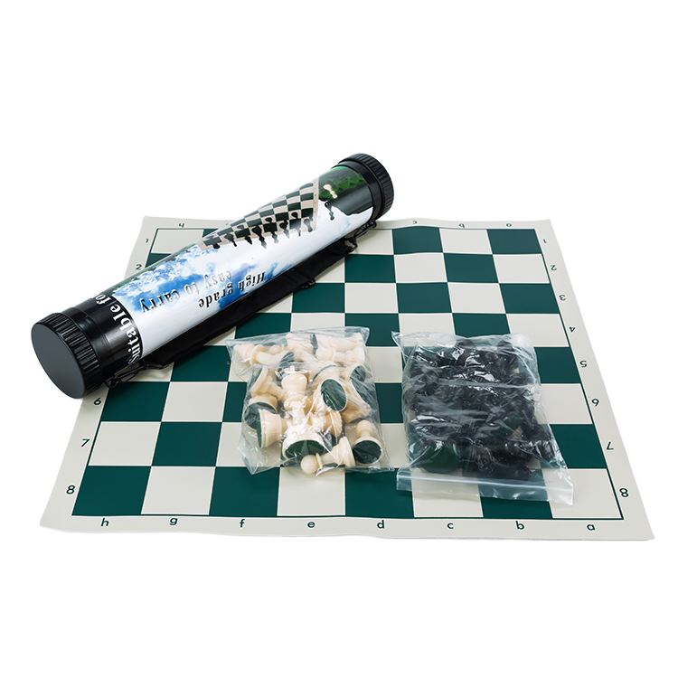 Customizable Educational Chessboard Set for Kids &amp; Adults with Chess Mat and Storage Bag-Indoor Gaming &amp; Family Fun