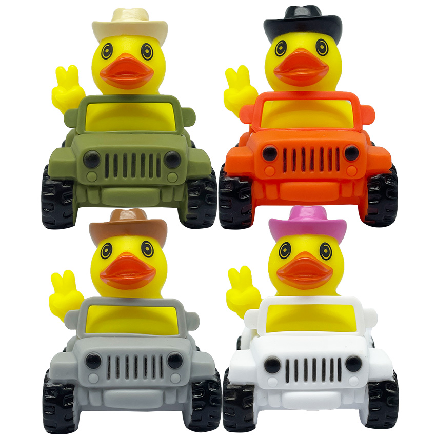 Mixed 32PCS Jeep Rubber Duck Assorted Bulk Wholesale Promotional Gift 32Pack Float Bath Toy