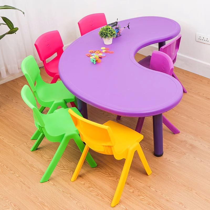 Children's Table And Chair Sets For Daycare Nursery Preschool Outdoor Kids Furniture School Desk And Chair