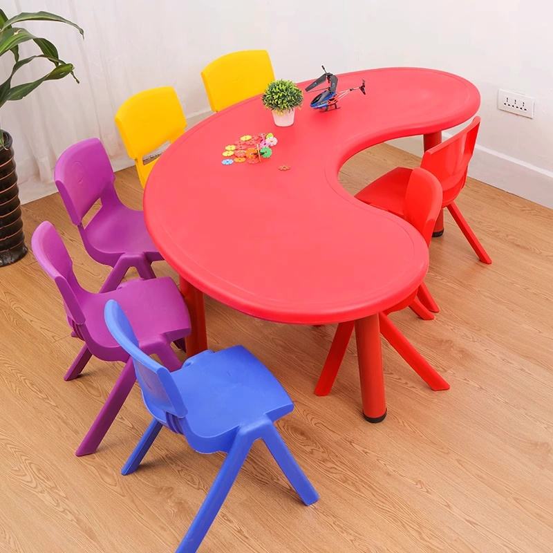 Children's Table And Chair Sets For Daycare Nursery Preschool Outdoor Kids Furniture School Desk And Chair