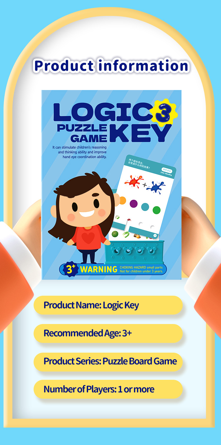 Montessori Toys Logic Key Puzzle Detail 10