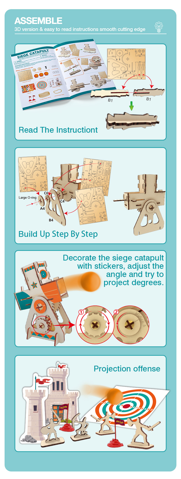 Wooden model kit 3