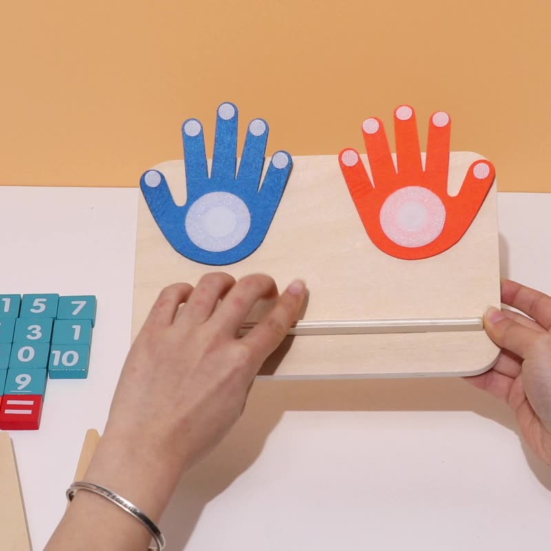 Mathematics Enlightenment Finger Counting Toys Children's Early Education Digital Teaching Aids Educational Montessori Toys