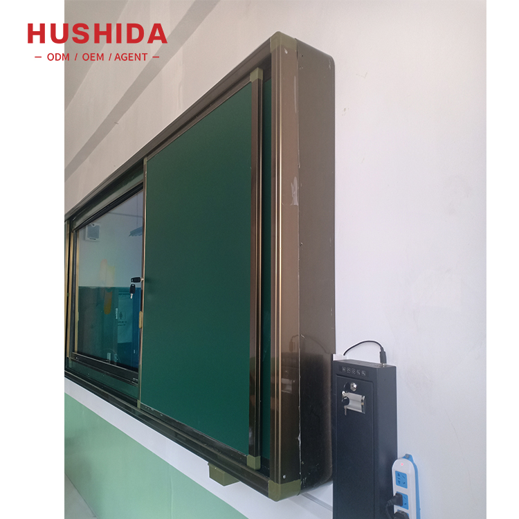 Factory Direct Sale Interactive Digital White Boards Push Pull Blackboard Sliding Chalkboard for Classrooms