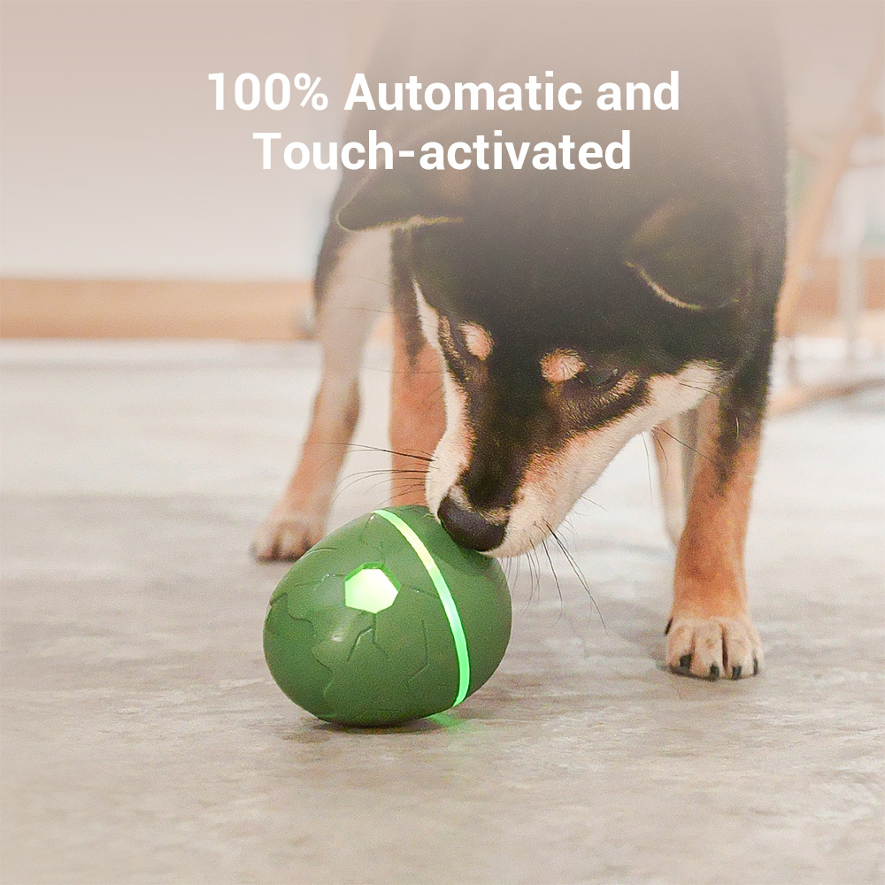 Cheerble Wicked Egg 100% Automatic Smart Treat Dispensing Toy Multiple Interaction Modes Eco-Friendly Modern Fashion