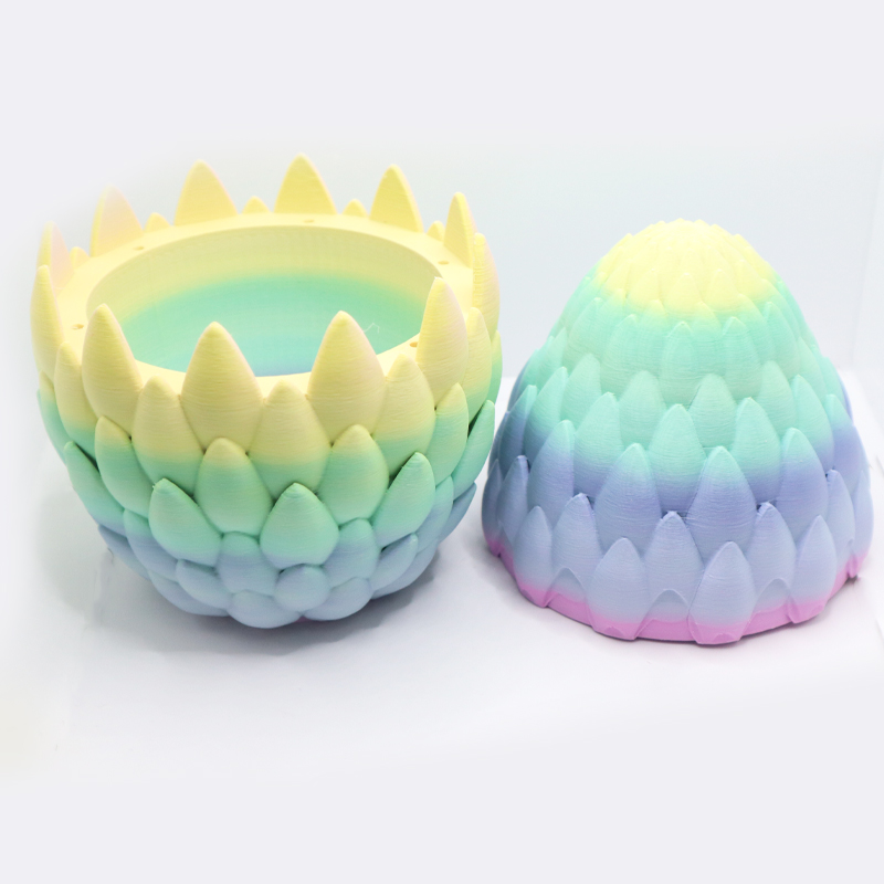 Professional Custom Multi-Color Dragon Egg 3D Toy PLA FDM 3D Printing Chinese Articulated Dragon Eggs