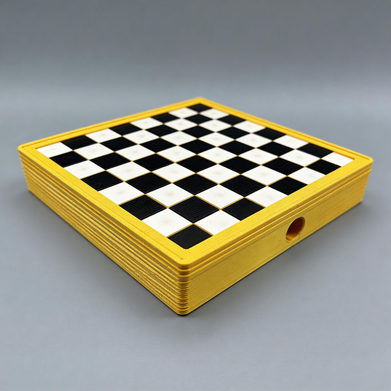 High Precision PLA FDM 3D Printed Chess Set With Full International Chess Pieces Board Customizable Color &amp; Size For Machining