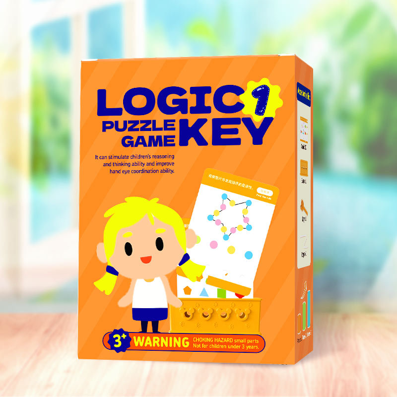 Wholesale Fun Montessori Toys Kids Educational Logic Key Puzzle Game for Enlightening Toddlers' Thinking and Intelligence