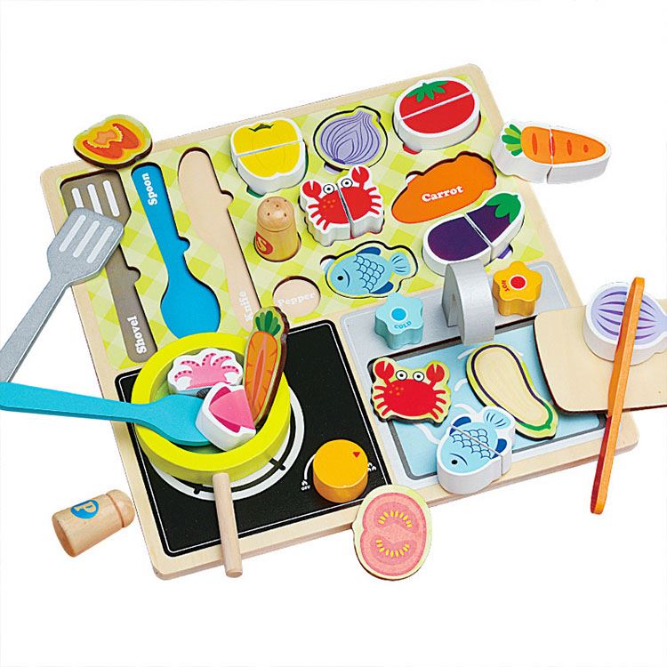 2020 Hot Wooden Educational Toys Double Heat Transfer Printing Wooden Educational Toy