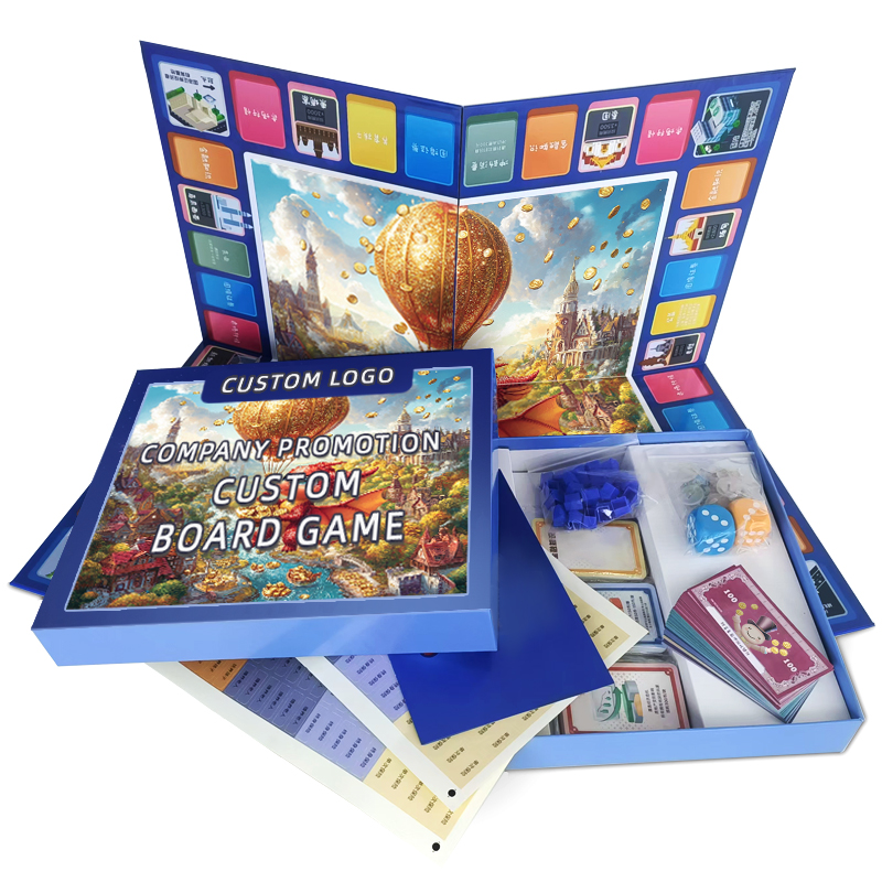 Oem Board Game Manufacturer Factory Wholesale Custom Adult Kids Board Games For Family Juegos De Mesa Personalizados