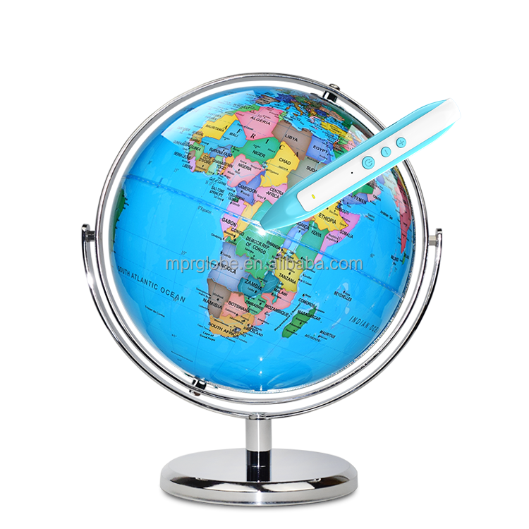 Learning Geography Toys with Talking Pen for Ages 4+ Kids Learning Interactive Globe