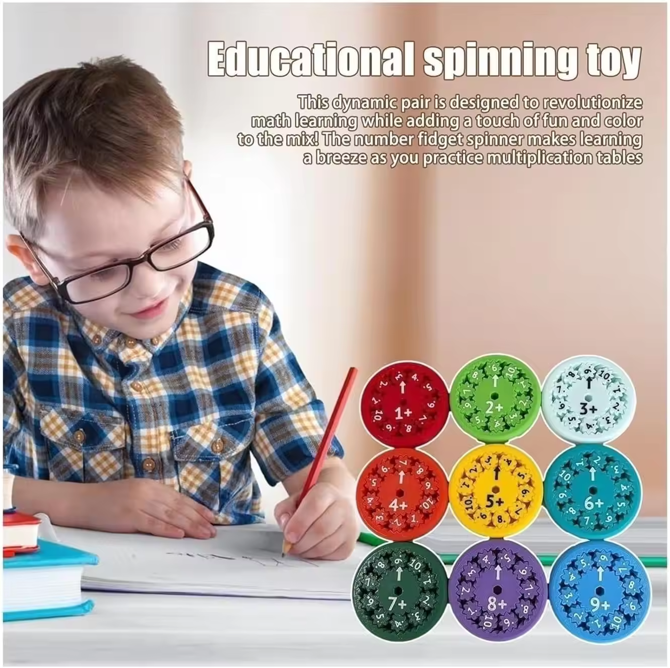 Fidget Spinners Math Toy Fact Math Fidget Spinner Learning Math Counting Toys Montessori Educational Toys