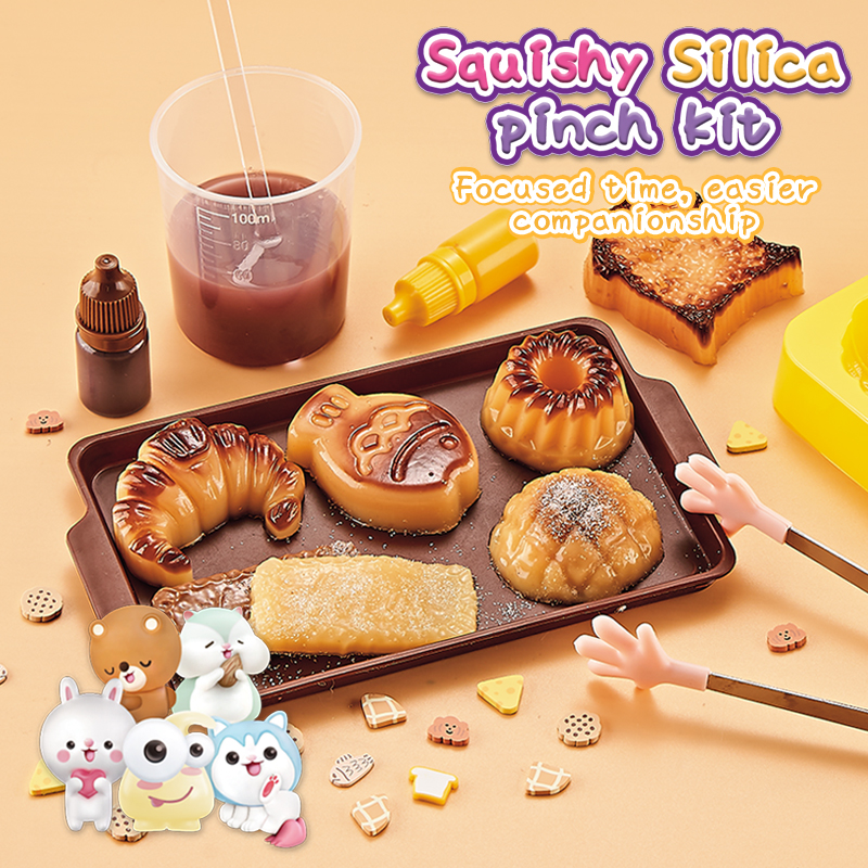 2025New Girl DIY Big Bang Beauty Hot STEM Educational Toy Kit Lovely Silicone Slime Making Kit Wholesale Science Experiment Kit