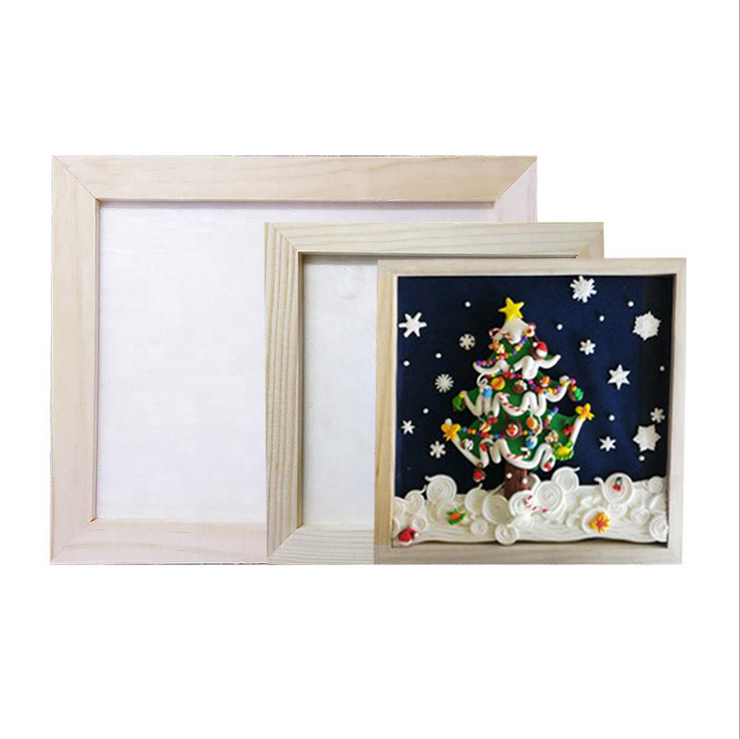 Hot Selling DIY Colorful Handmade Painting Frame Educational Toys for Kids Art Craft Kit Eco-friendly Clay 3D Photo Frame