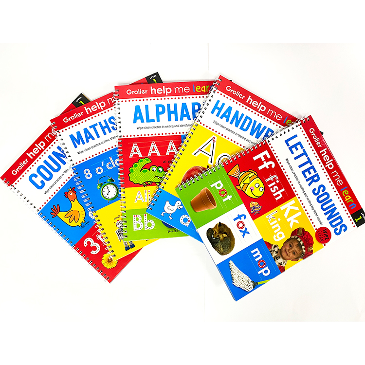 Custom Children Letter ABC Learn To Write Practice Learning Wipe And Clean Books