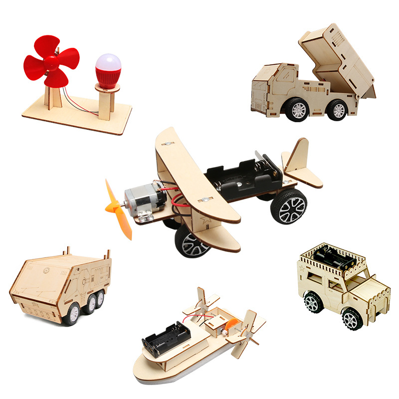 Handmade DIY airplane, solar powered helicopter technology, small production, Steam science experiment, educational toys