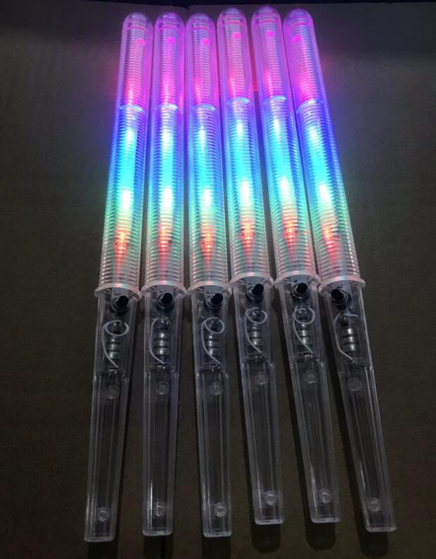 LED Cotton Candy Cones Colorful Glowing Marshmallow Sticks Glowing Luminous Marshmallow Cone Stick Party Favors Christmas Supply