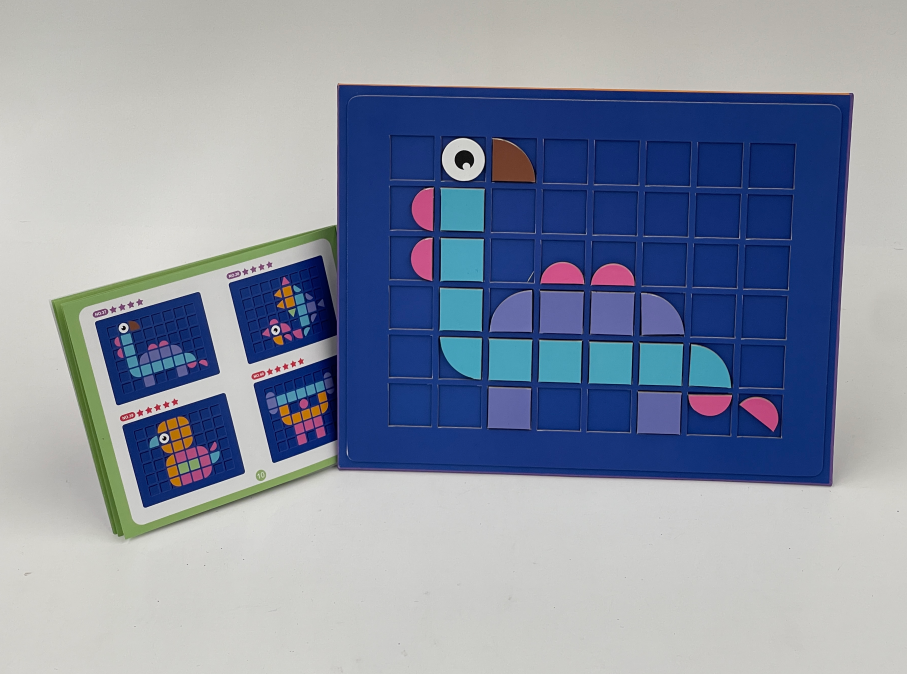 Customized Montessori Construction Toys Magnetic Pixel Art Challenge Interactive Learning Puzzles for Kids Ages 3-6