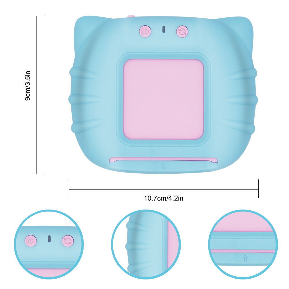 Kids Preschool Customizable Languages Learning Machine Toy Talking Flash Cards ABS Plastic Animal Shape Lithium Battery