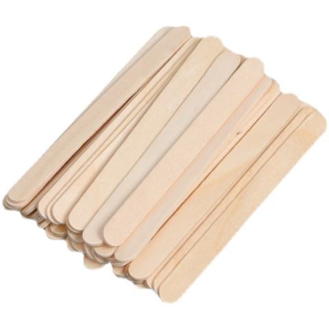 Natural Color Wooden Craft Sticks for Unisex Customizable Educational DIY Toys for Creative Handicrafts