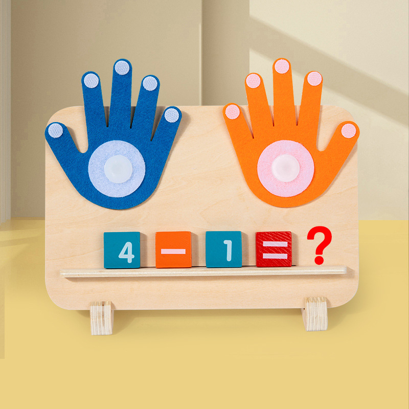 Mathematics Enlightenment Finger Counting Toys Children's Early Education Digital Teaching Aids Educational Montessori Toys