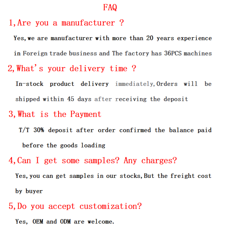 Frequently Asked Questions