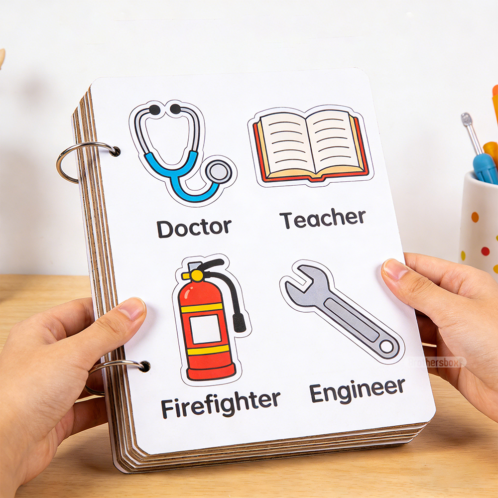 Hot Sale Learning Toys Early Educational Quiet Book Custom Cardboard Busy Book for Toddlers Activity Busy Book With Pen Games