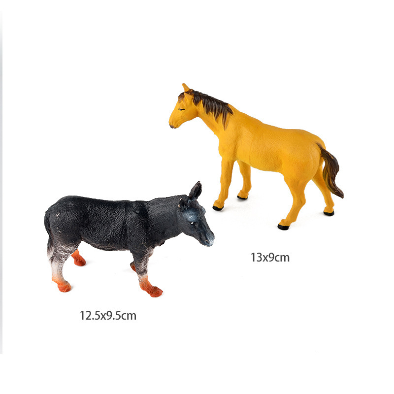 Pvc Customized Color Sheep Figurines Realistic Farm Animal Kids Educational Toys Plastic Crafts Sheep Figures Set for Kids