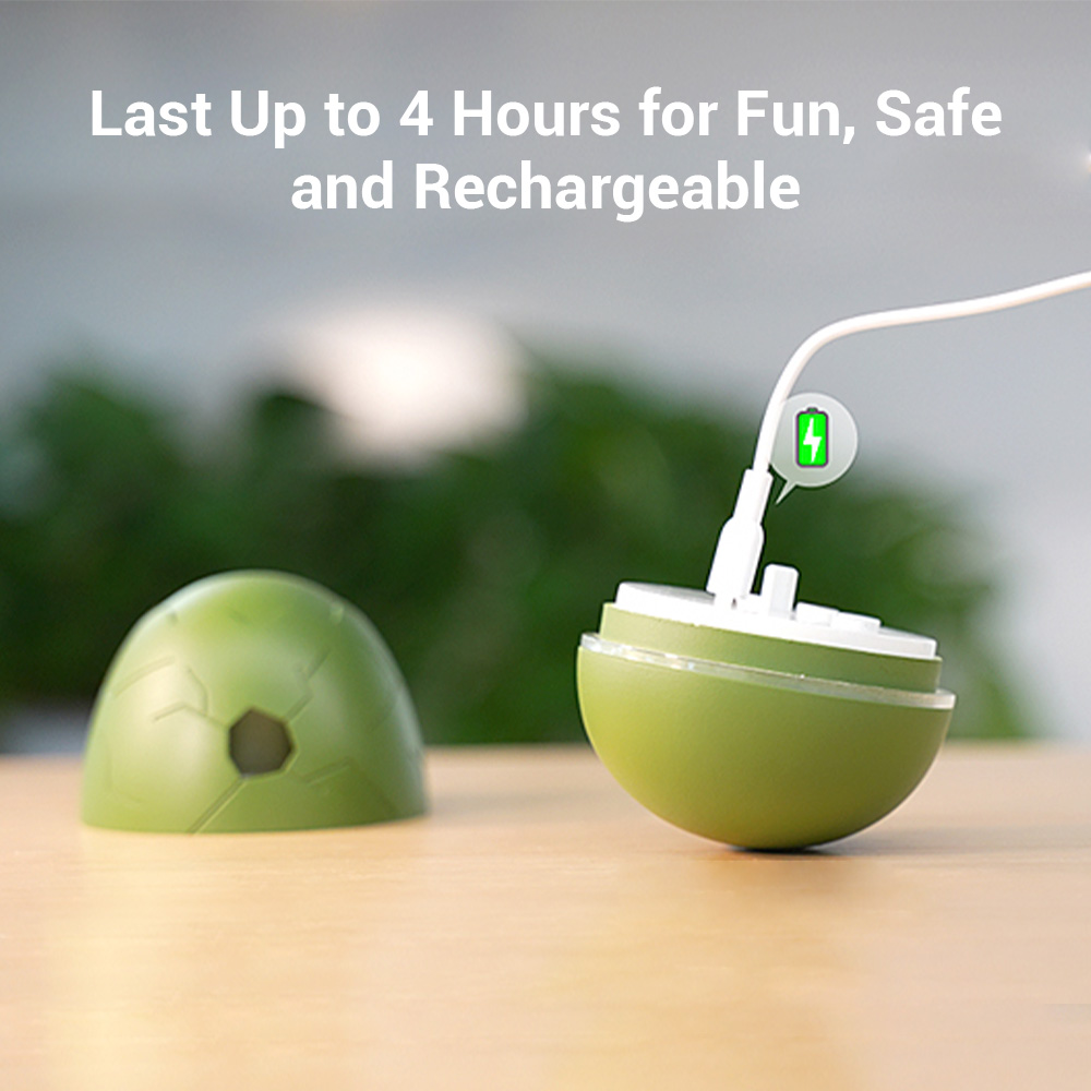 Cheerble Wicked Egg 100% Automatic Smart Treat Dispensing Toy Multiple Interaction Modes Eco-Friendly Modern Fashion