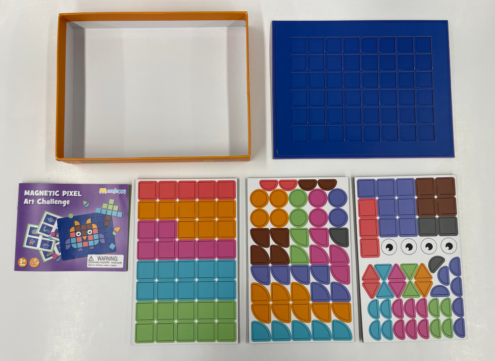 Customized Montessori Construction Toys Magnetic Pixel Art Challenge Interactive Learning Puzzles for Kids Ages 3-6
