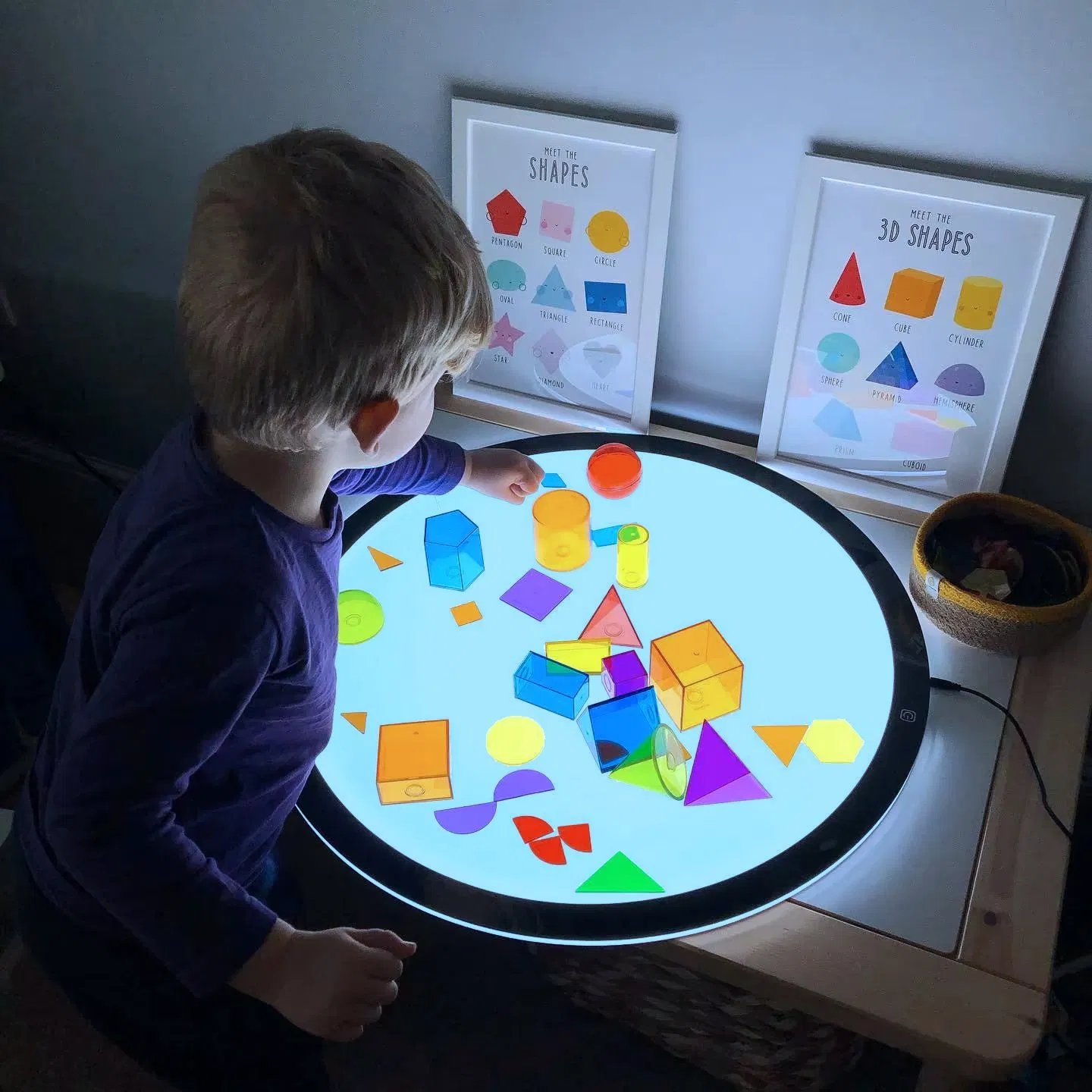 Kids Educational Learning Toys Sensory Play Light Panel Montessori Toy