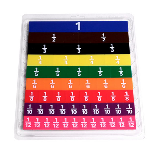 Plastic fraction bar learning set G975