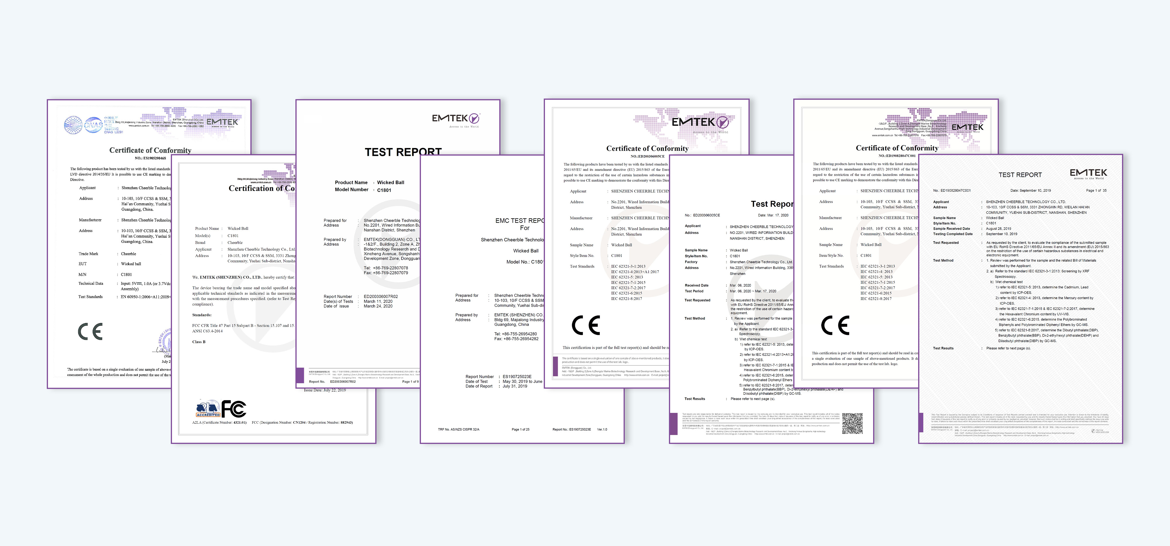 Certificates