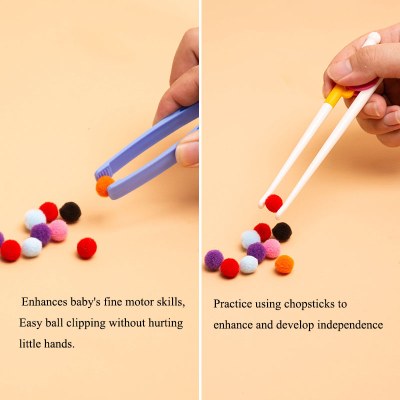 Five Test Tubes Clip Bead Toys, Exercise Focus, Baby Hand Fine Motor Color Cognitive Educational Toys Christmas, Halloween Gift