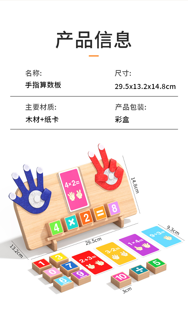 Finger Arithmetic Toy Detail 10