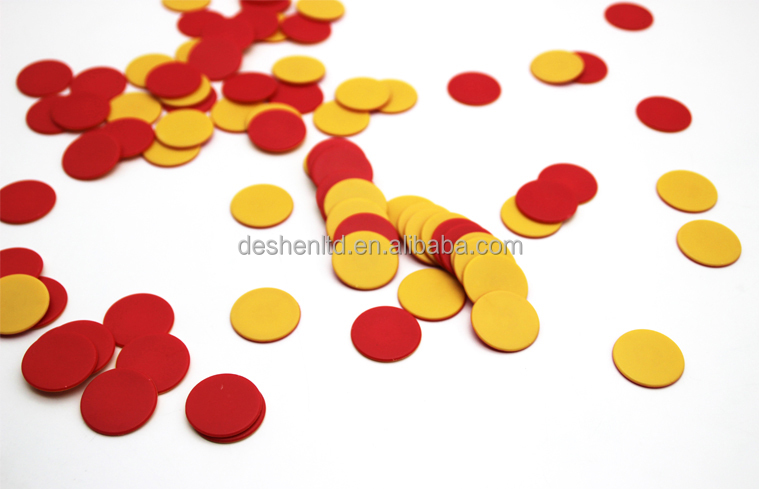 Plastic Math Toys Two-Color Counters Red/Yellow Educational Counting, Sorting Patterning Set of 200