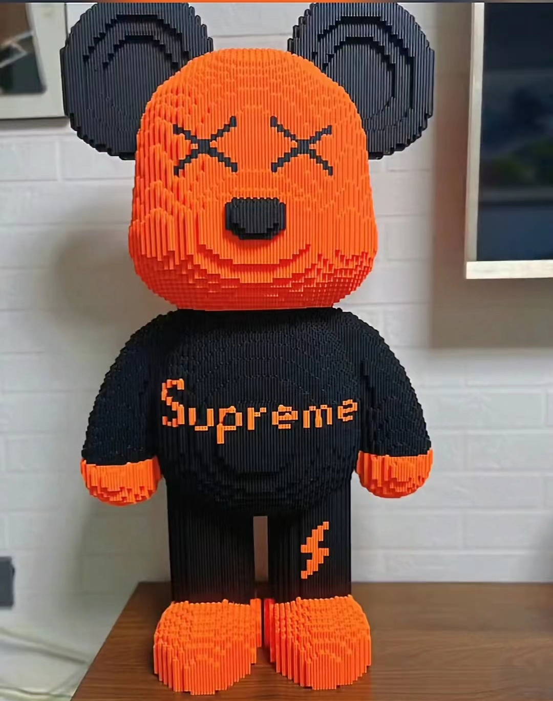 New Design Plastic Colorful Blocks Super Building Bear Construction Building Blocks DIY Toy Sets for Decoration