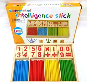 Wooden Mathematic Counting Sticks Wooden Toy Box Montessori Math Learning Education Wooden Montessori Toy Baby Gift