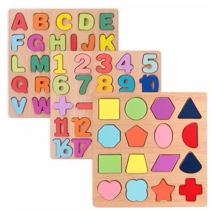 Custom Montessori Baby Materials Wood Teaching Aids Toys Wooden Sensory Game Educational Learning Preschool Training For Kids