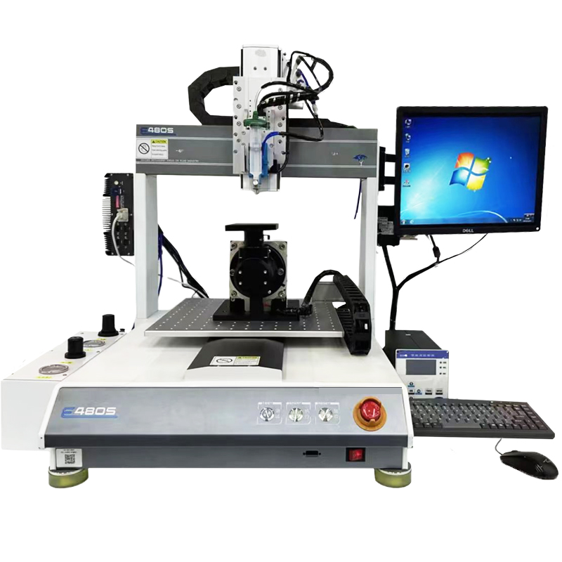 5 Axis Desktop High Precision Ccd Visual Automatic Epoxy Resin Liquid Silicone Adhesive Glue Dispenser Dispensing Machine Robot