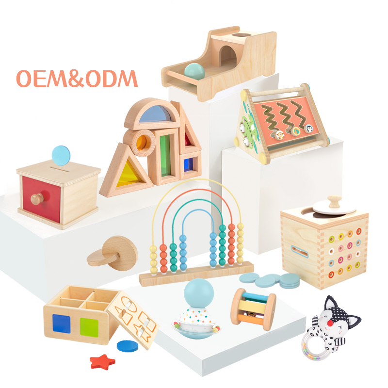 Montessori Kids Tray Board Wooden Box Educational Preschool Training Baby Early Learning Teaching Aids Toy For Autistic Children