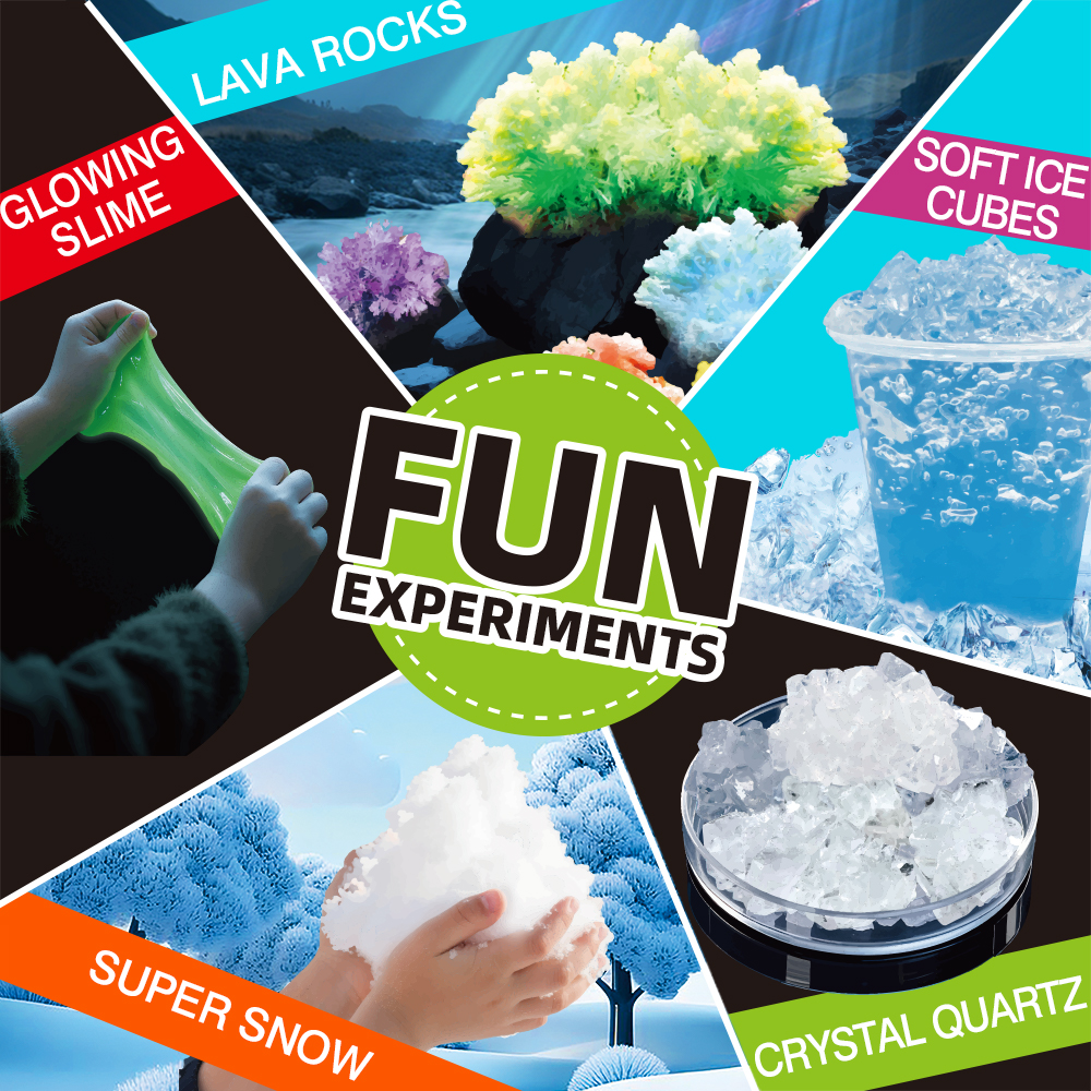 Pocket Science 10-Piece Experimental Kits Science Kits For Kids Educational Scientific Toys Gifts