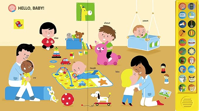 Hardcover Audio Book Push Button Sound Books For Kids Educational Child Sound Book Module Educational Toys New