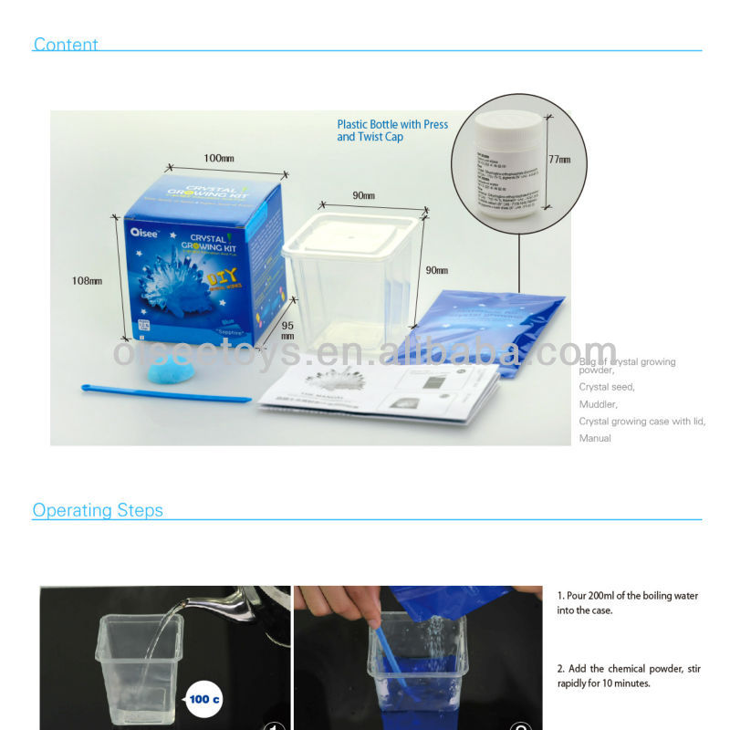 Crystal Growing Step 1