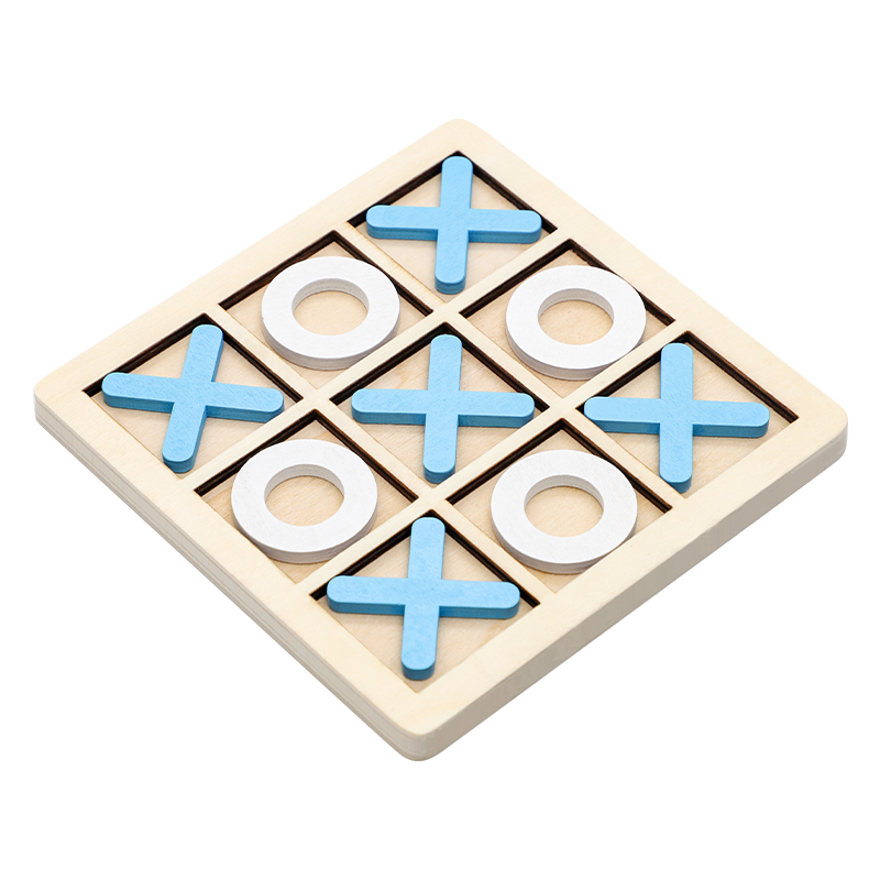 Custom Tic-tac-toe XO Chess Education Learning Puzzle Board Games Logical Thinking Double Battle Toys for Kids Boys Girls