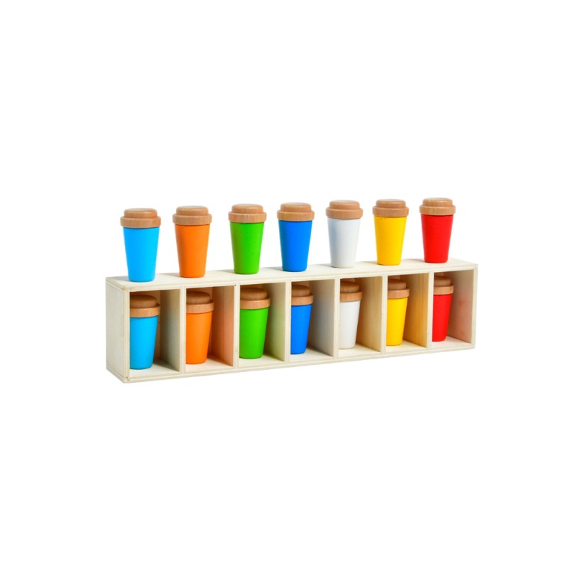 Children Early Education Memory Game Color Matching Cognitive Toy Family Interactive Desk Game Kids Educational Wooden Toys