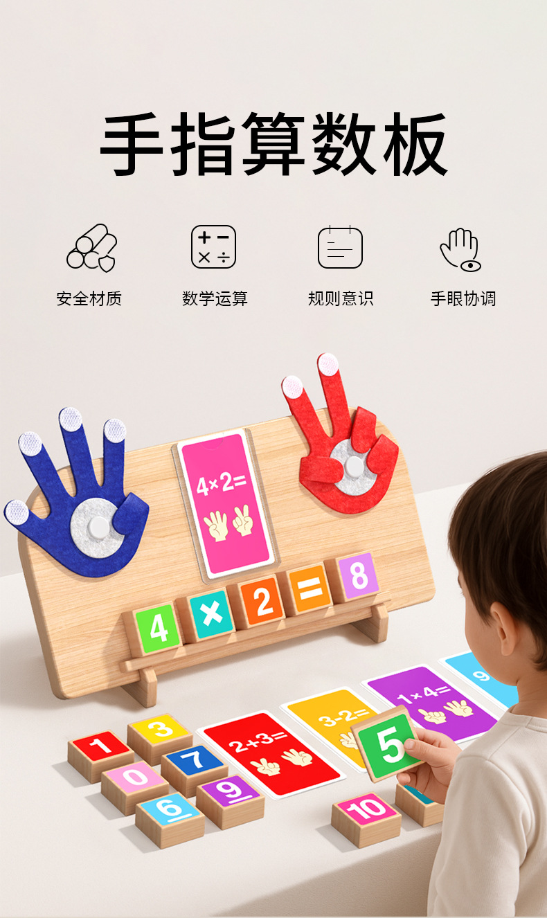 Finger Arithmetic Toy Detail 1